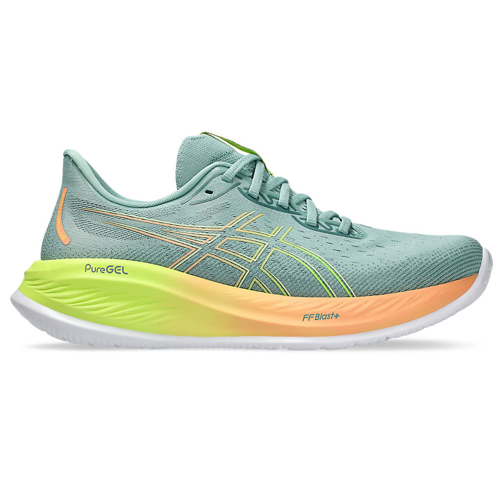 Asics Tenis GEL-CUMULUS 26 1011B947-750 Verde ClaroAmarelo Sint -1-